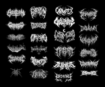 24 логотипа метал групп | Лонг